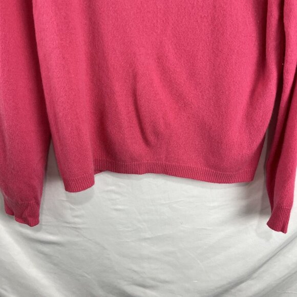 Studio E Cashmere Pink Turtleneck Sweater Women's Size L - Picture 2 of 8